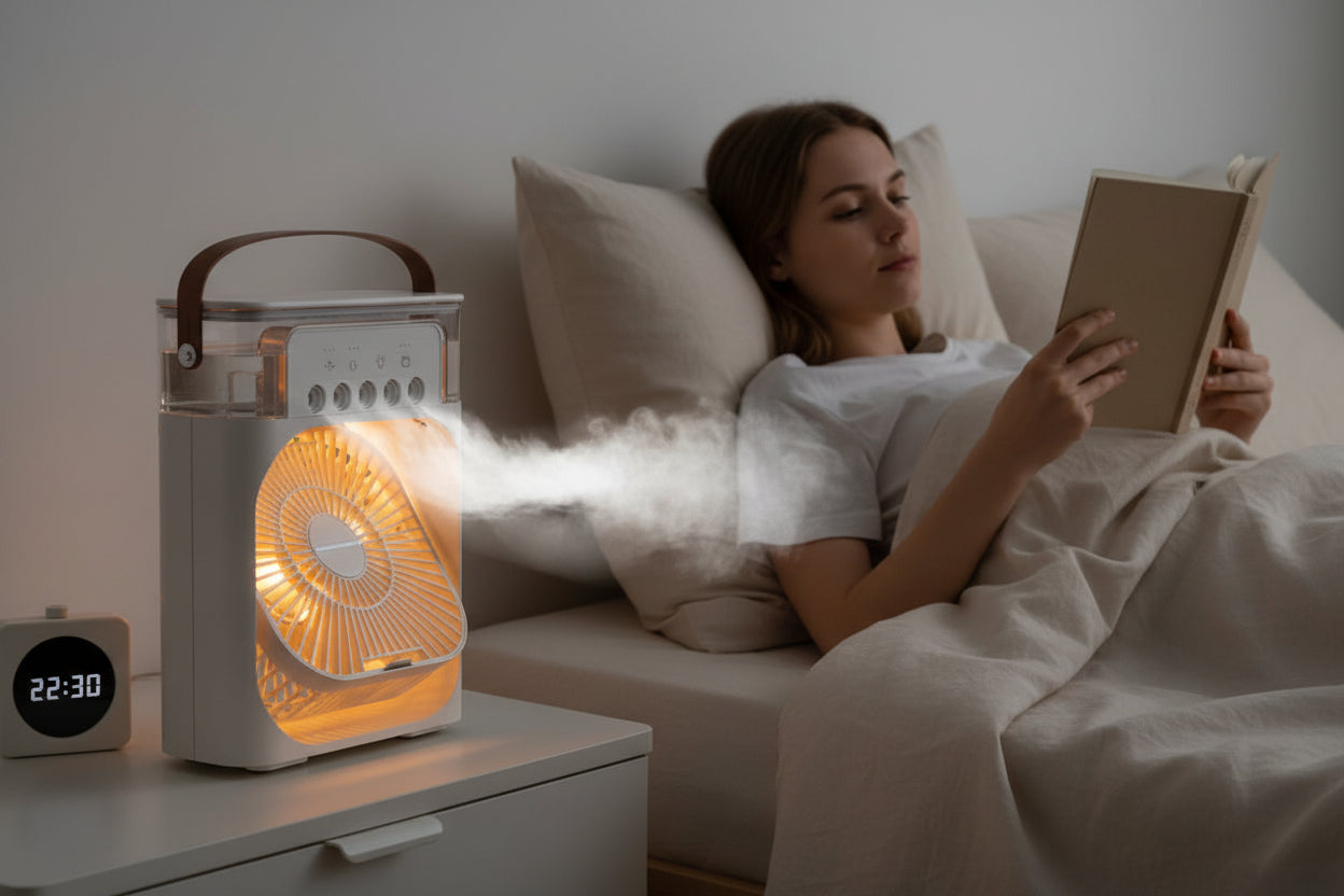 MistAura II | Mist Spray Cooling Fan