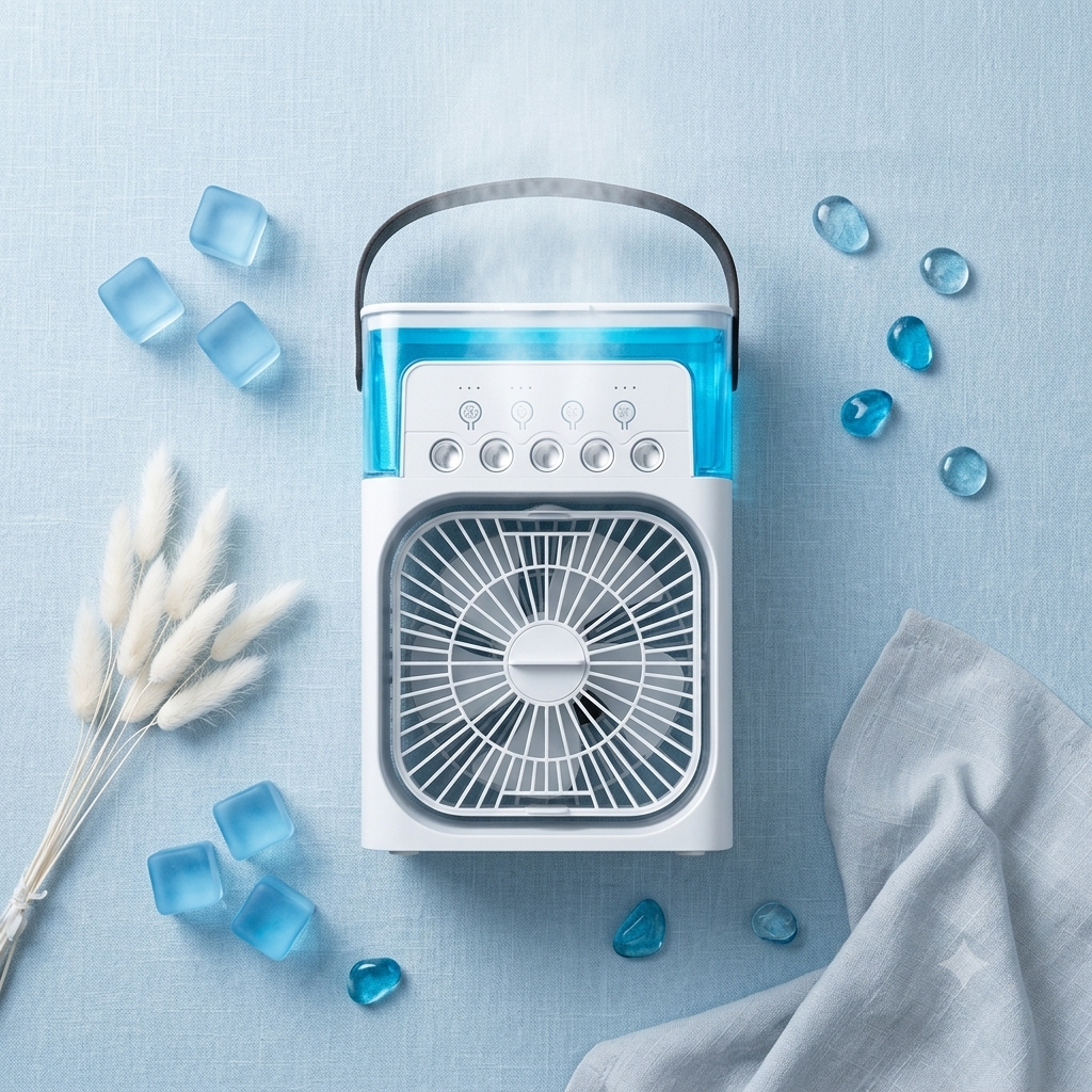 MistAura II | Mist Spray Cooling Fan