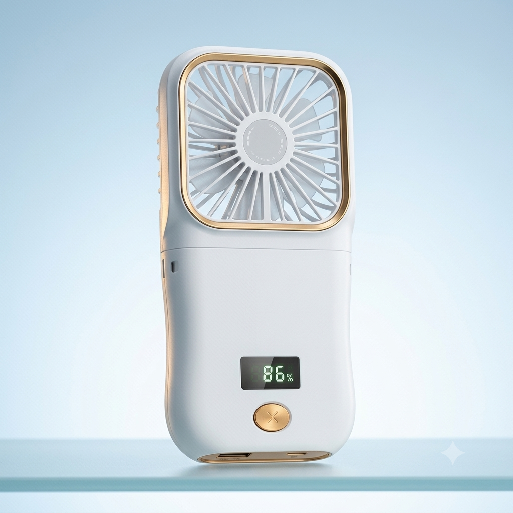 AeroVolt | Power Bank, Handheld Fan & Phone Stand 3-in-1