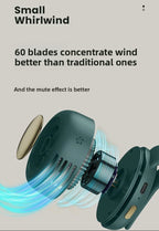Product with text about small whirlwind and blade concentration